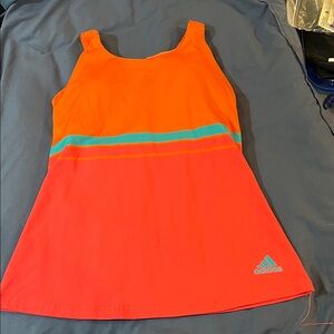 Bright Orange, Pink/Coral, turquoise, Athletic top, crisscross straps, Climalite